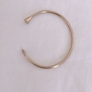 Melinda Maria gold heart cuff bracelet